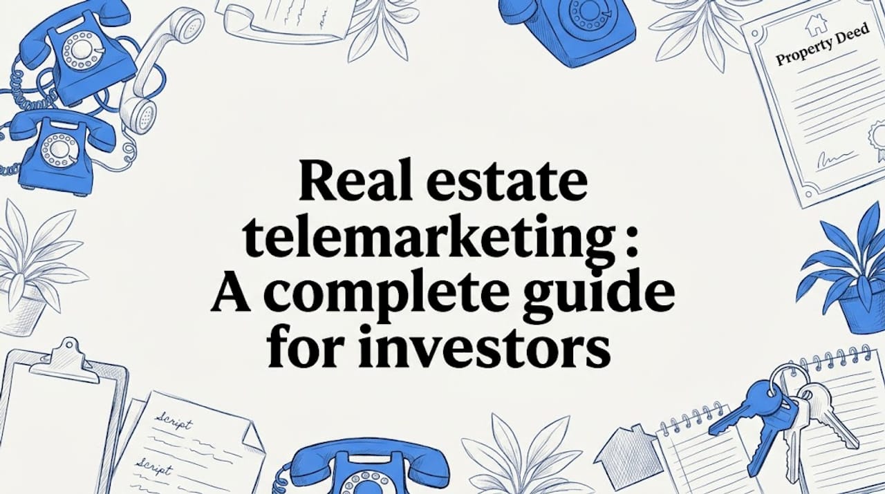 Real estate telemarketing: A complete guide for investors