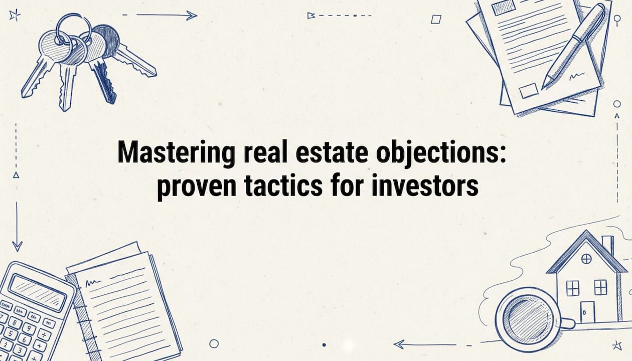 Mastering real estate objections: proven tactics for investors
