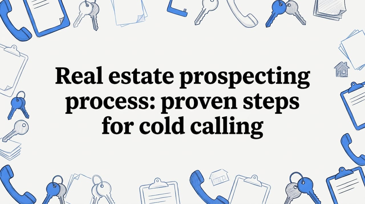 Real estate prospecting process: proven steps for cold calling