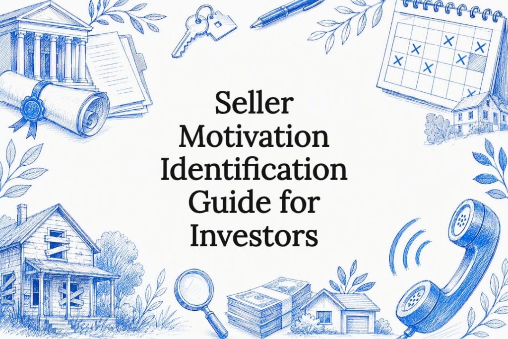Decorative title card illustration for seller motivation guide