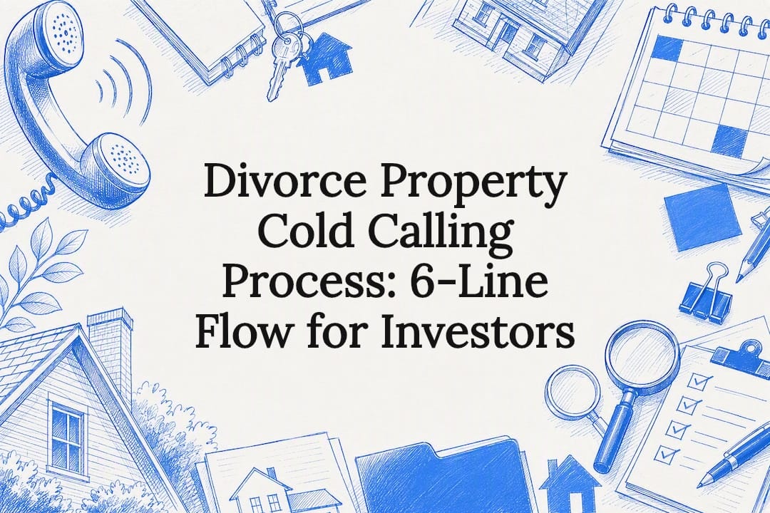 Divorce Property Cold Calling Process: 6-Line Flow for Investors