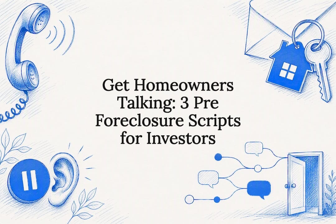 Get Homeowners Talking: 3 Pre Foreclosure Scripts for Investors