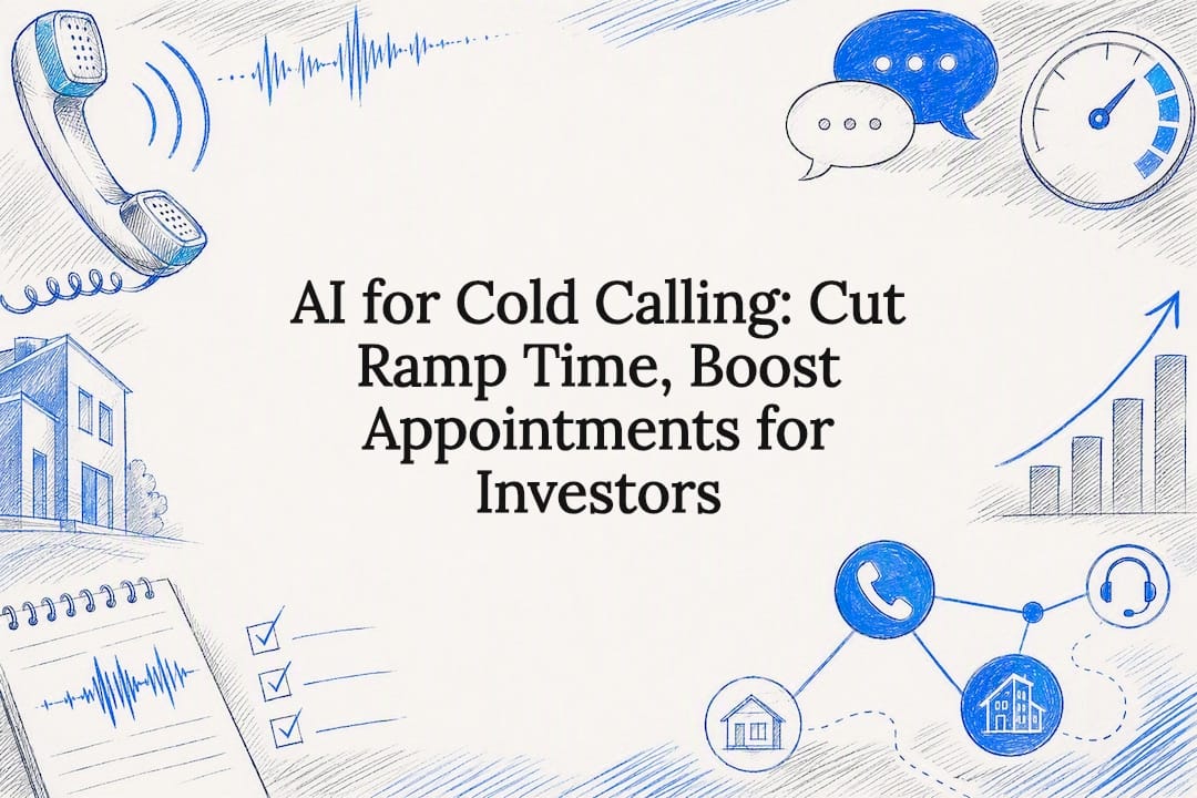 AI for Cold Calling: Cut Ramp Time, Boost Appointments for Investors