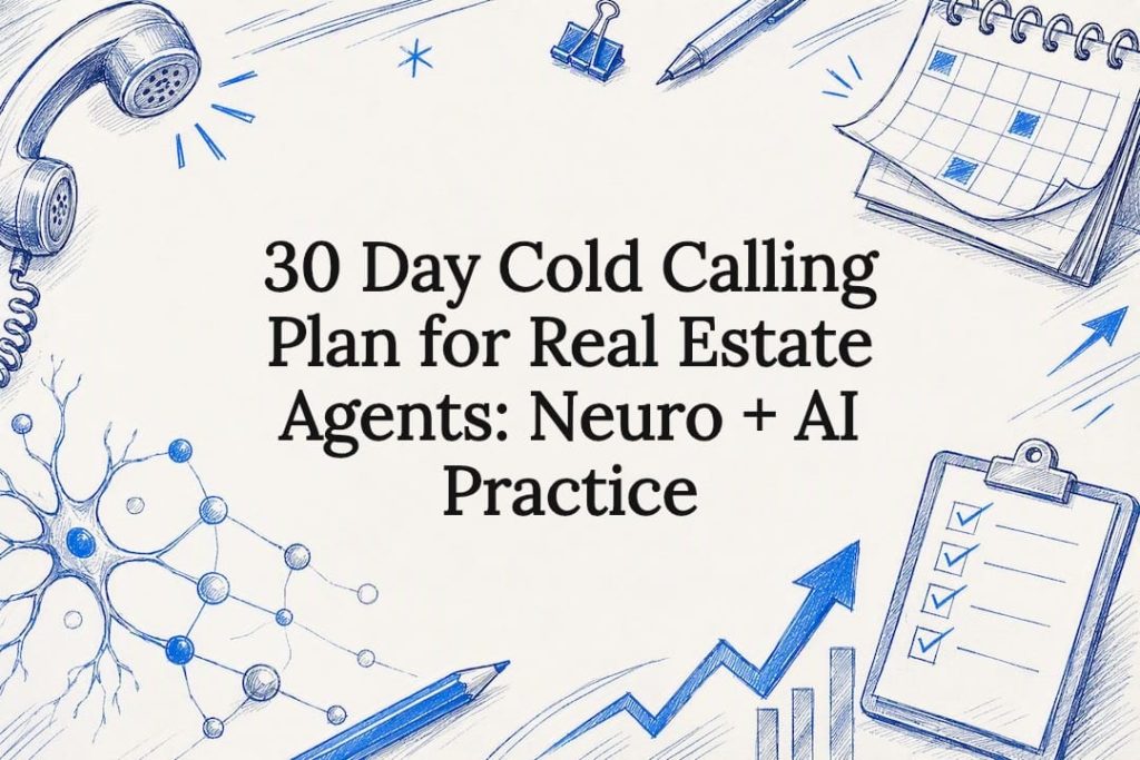 Decorative cold calling practice title card