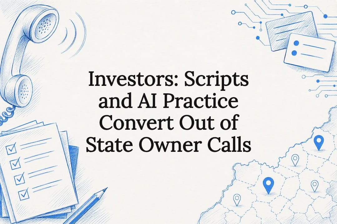 Investors: Scripts and AI Practice Convert Out of State Owner Calls