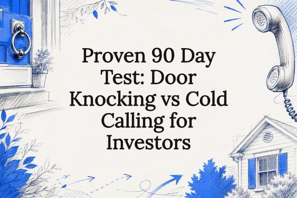 Door knocking and cold calling title card