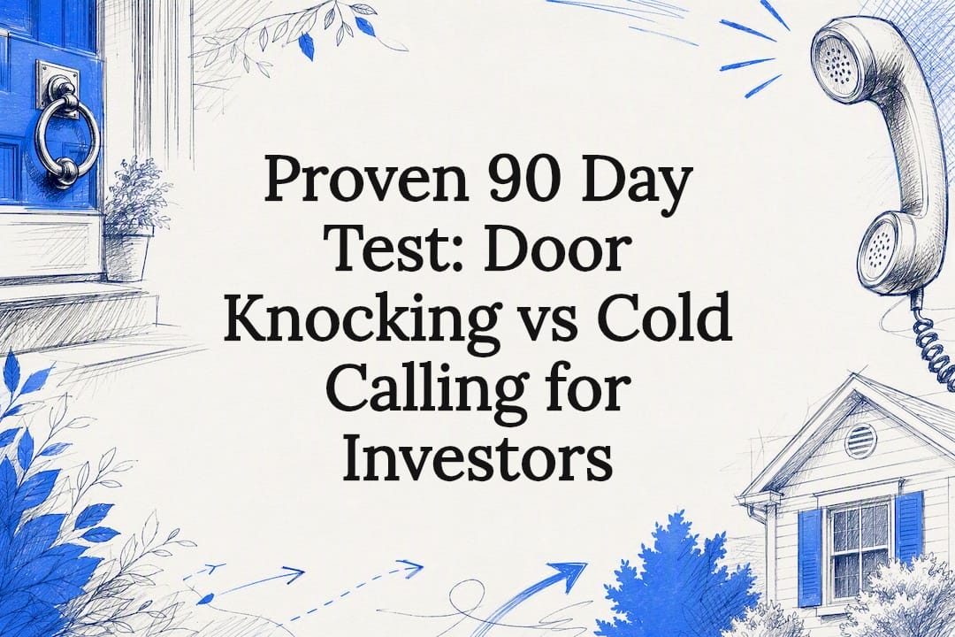 Proven 90 Day Test: Door Knocking vs Cold Calling for Investors