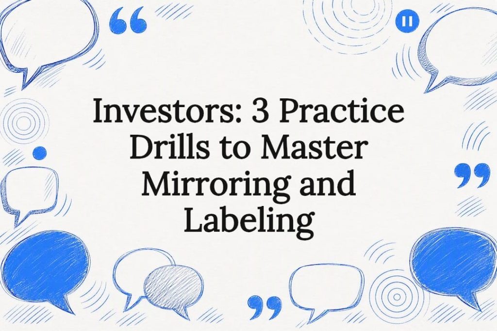 Mirroring and labeling negotiation title card