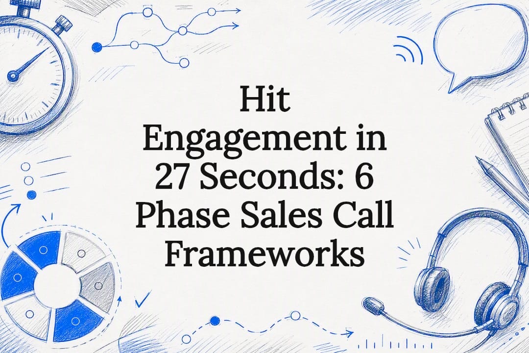 Hit Engagement in 27 Seconds: 6 Phase Sales Call Frameworks