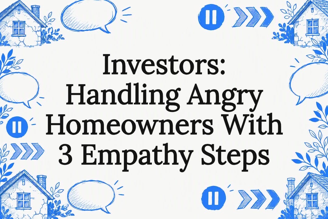 Investors: Handling Angry Homeowners With 3 Empathy Steps