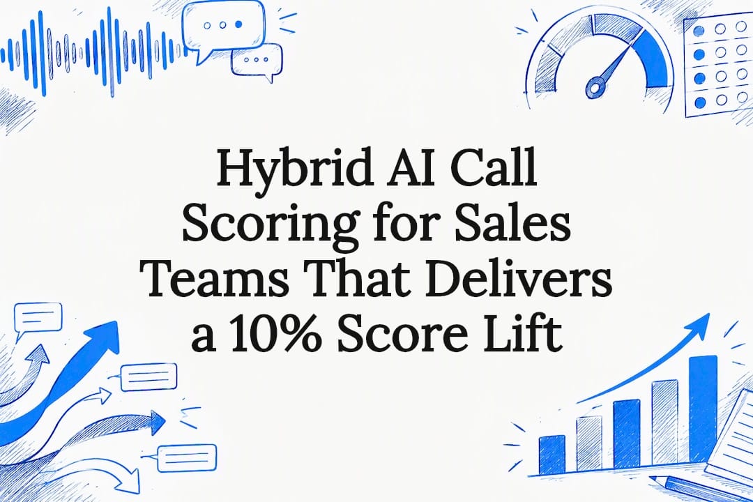 Hybrid AI Call Scoring for Sales Teams That Delivers a 10% Score Lift