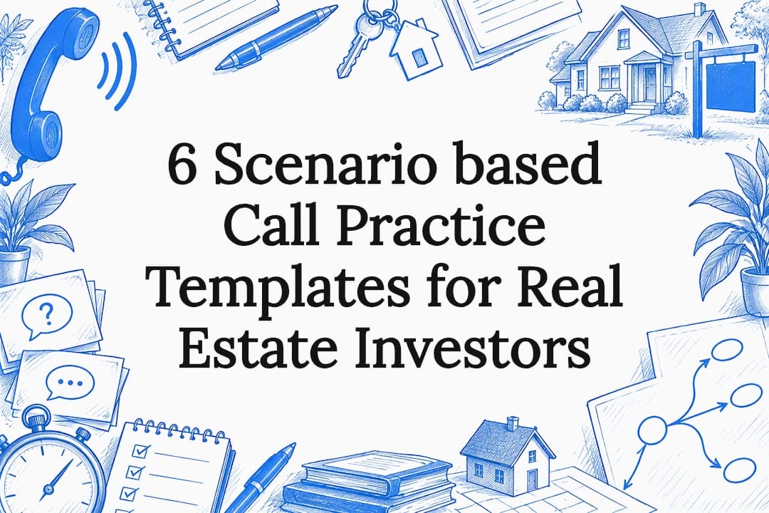 6 Scenario based Call Practice Templates for Real Estate Investors