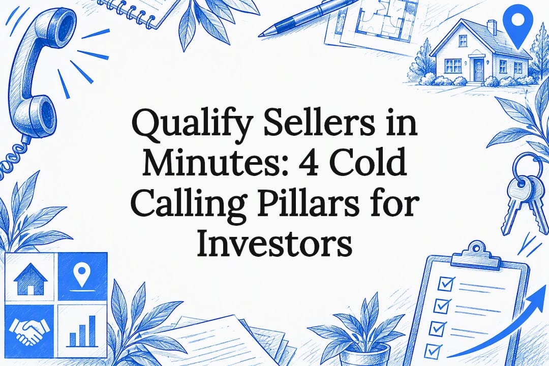Qualify Sellers in Minutes: 4 Cold Calling Pillars for Investors