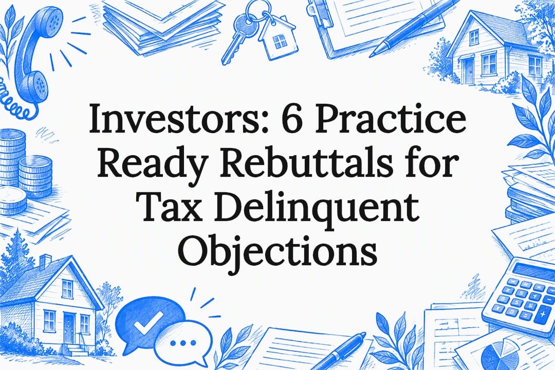Investors: 6 Practice Ready Rebuttals for Tax Delinquent Objections