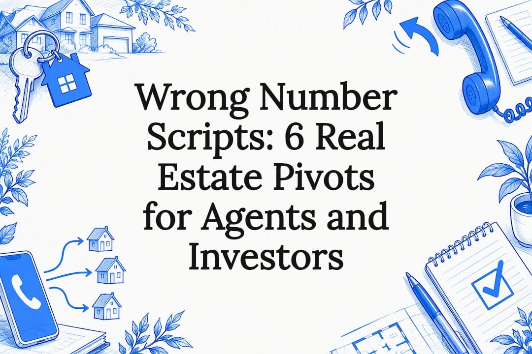 Wrong Number Scripts: 6 Real Estate Pivots for Agents and Investors