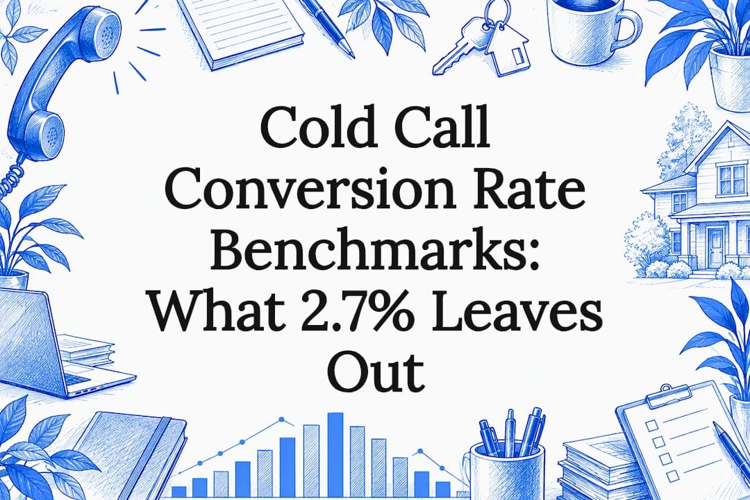 Cold Call Conversion Rate Benchmarks: What 2.7% Leaves Out