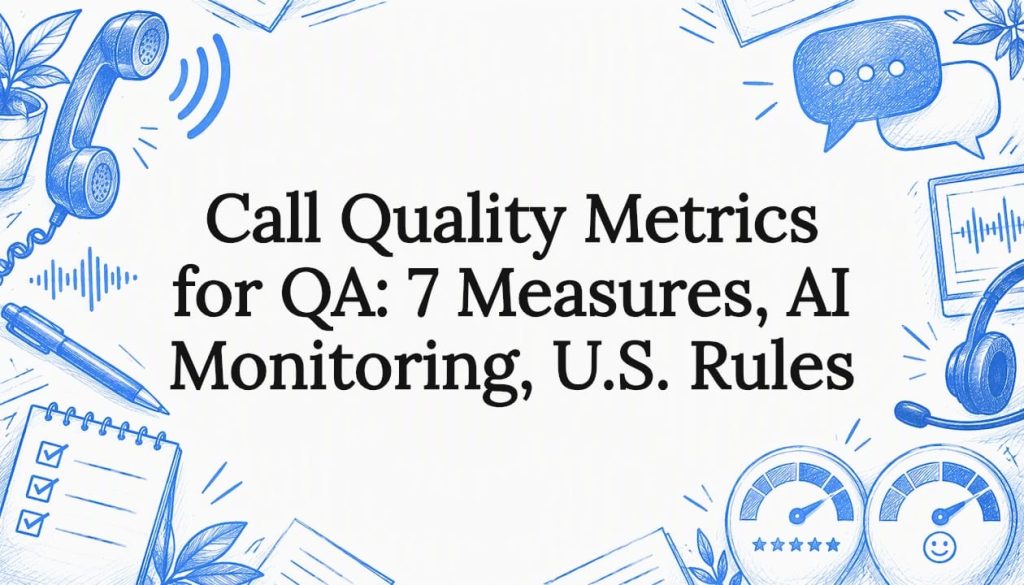 Call quality metrics title card illustration