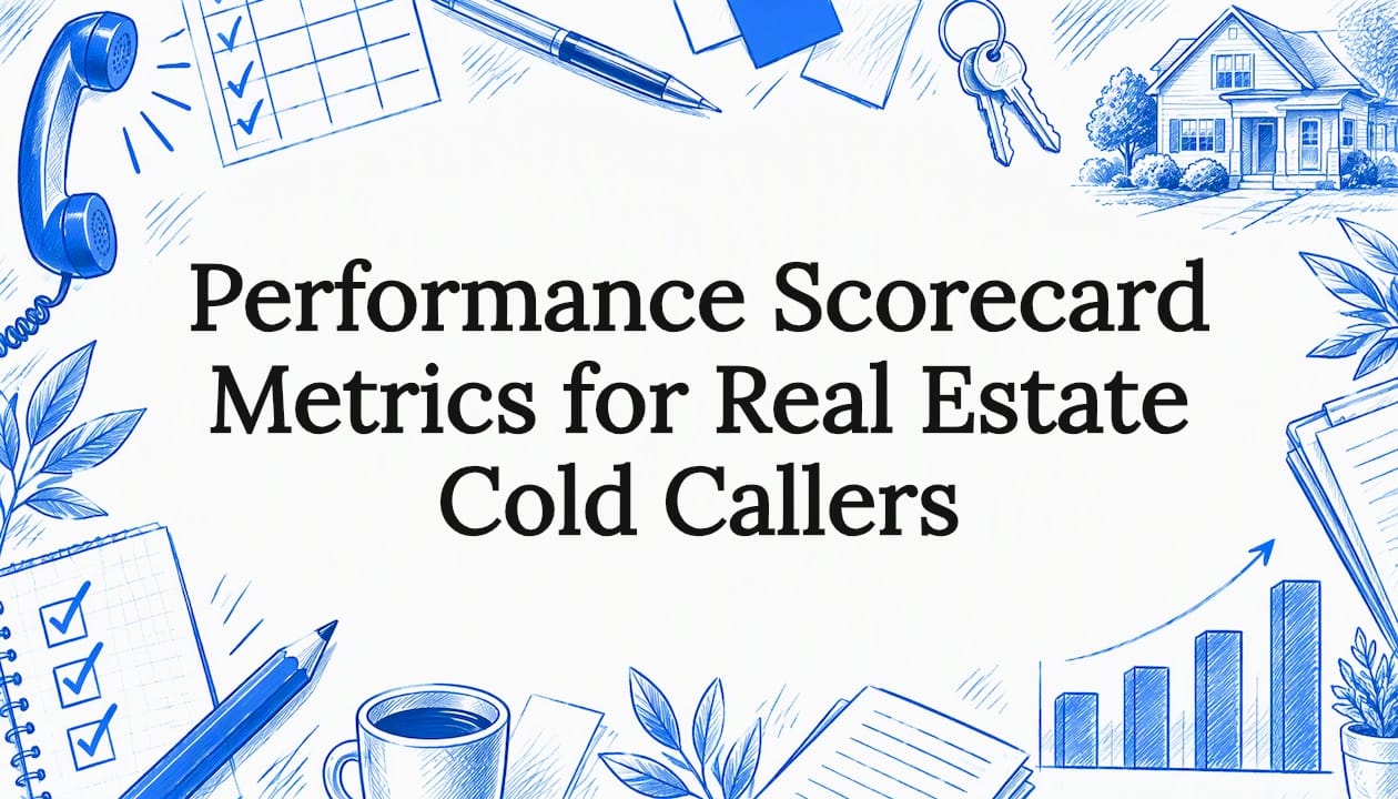 Performance Scorecard Metrics for Real Estate Cold Callers