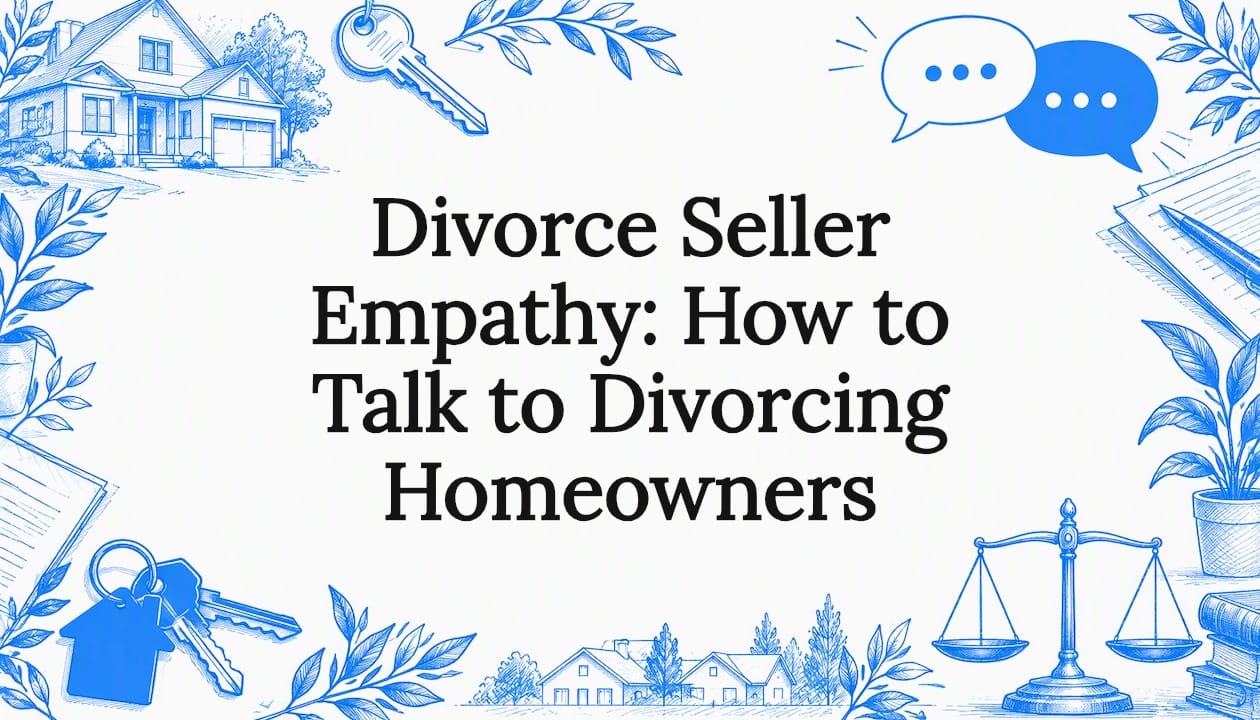 Divorce Seller Empathy: How to Talk to Divorcing Homeowners